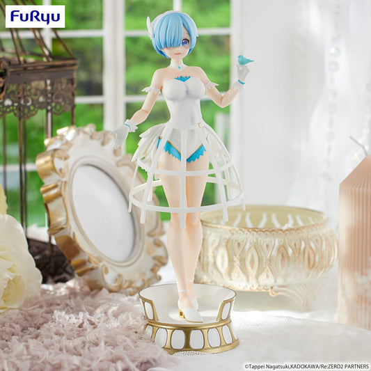 Re: Zero Exceed Creative PVC Statue Rem Cage Dress 22 cm Image 2