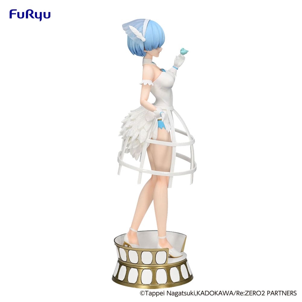 Re: Zero Exceed Creative PVC Statue Rem Cage Dress 22 cm Image 6