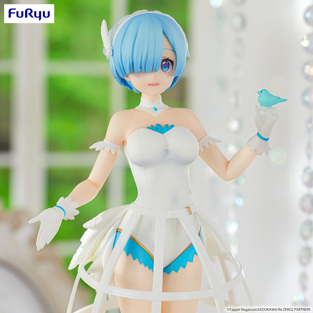 Re: Zero Exceed Creative PVC Statue Rem Cage Dress 22 cm Image 8