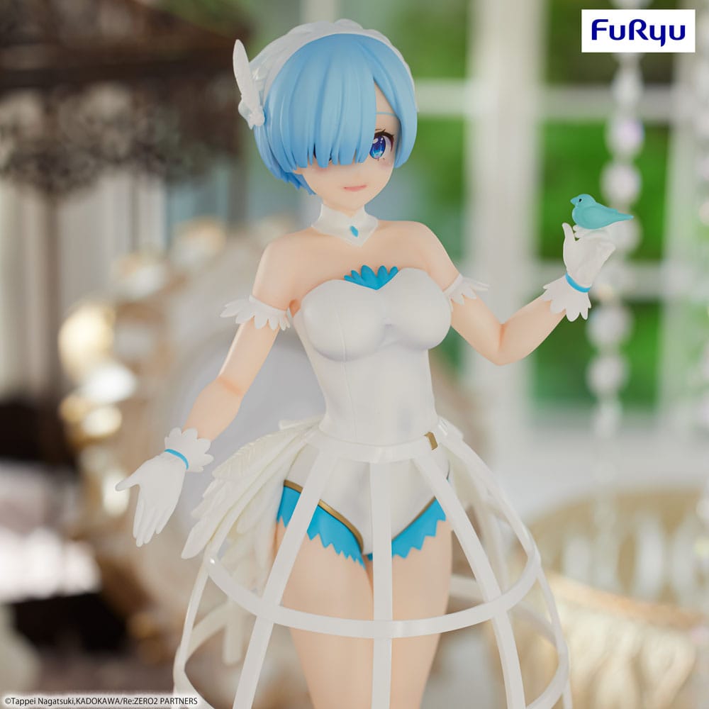 Re: Zero Exceed Creative PVC Statue Rem Cage Dress 22 cm Image 9