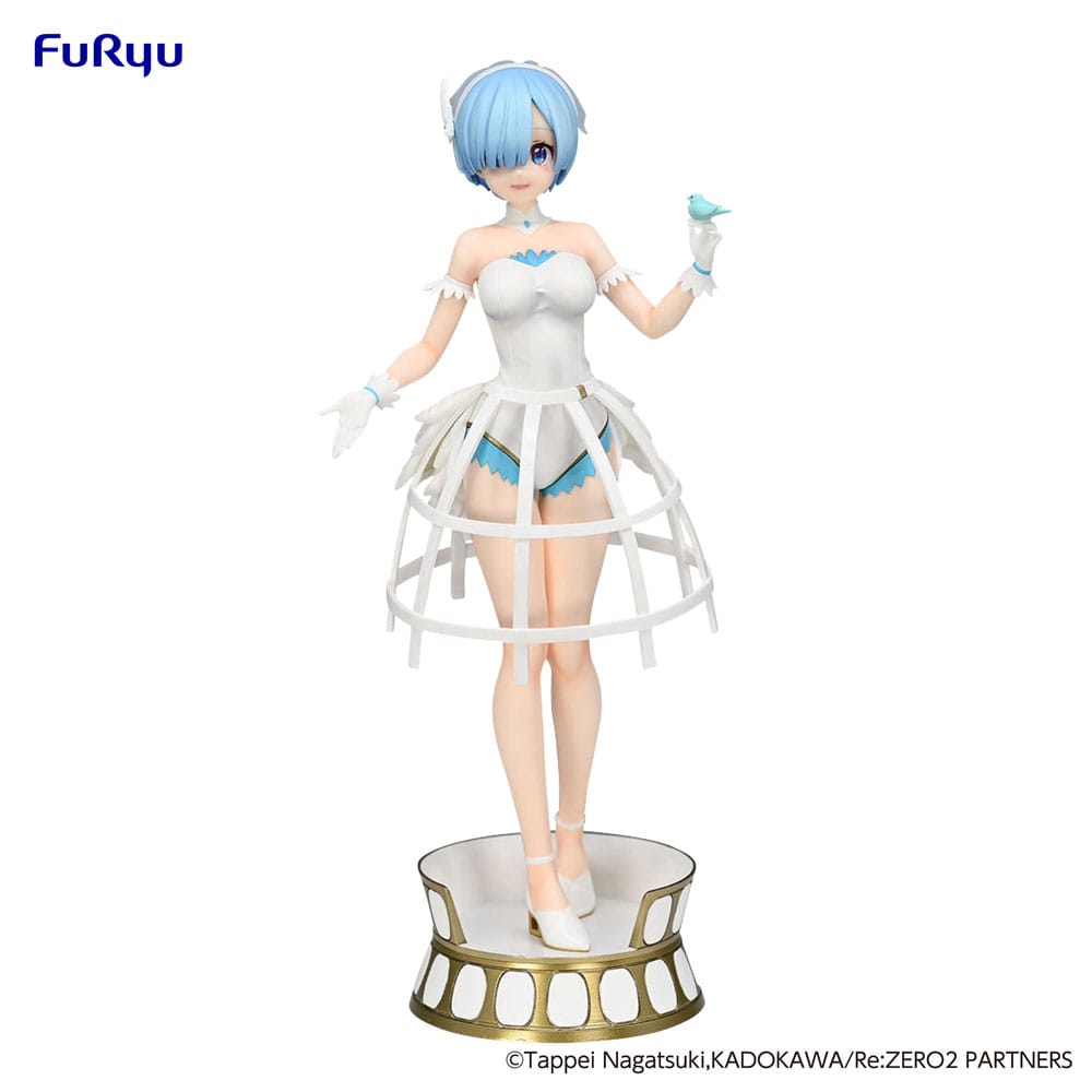 Re: Zero Exceed Creative PVC Statue Rem Cage Dress 22 cm Image 11