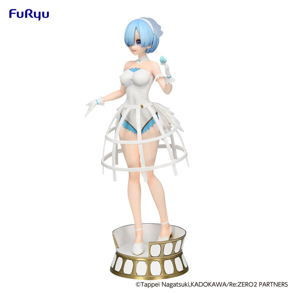 Re: Zero Exceed Creative PVC Statue Rem Cage Dress 22 cm Image 12