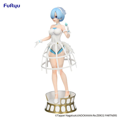 Re: Zero Exceed Creative PVC Statue Rem Cage Dress 22 cm Image 12