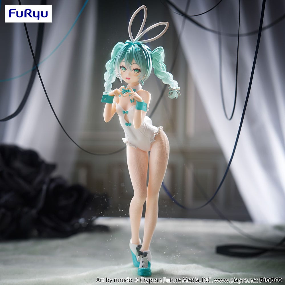 Hatsune Miku BiCute Bunnies PVC Statue Miku Rurudo White Color Ver. 27 cm Image 2