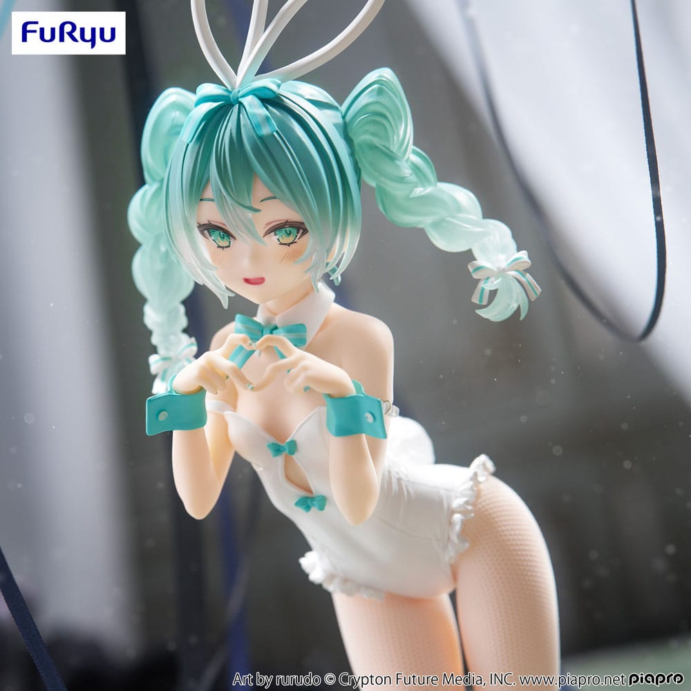 Hatsune Miku BiCute Bunnies PVC Statue Miku Rurudo White Color Ver. 27 cm Image 9