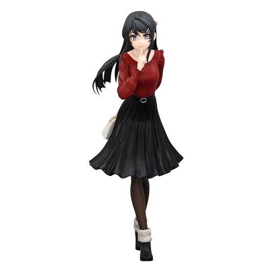 Rascal Does Not Dream of Bunny Girl Senpai Trio-Try-iT PVC Statue Mai Sakurajima Winter Outfit Ver. 21 cm Image 1