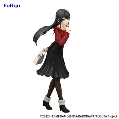Rascal Does Not Dream of Bunny Girl Senpai Trio-Try-iT PVC Statue Mai Sakurajima Winter Outfit Ver. 21 cm Image 6