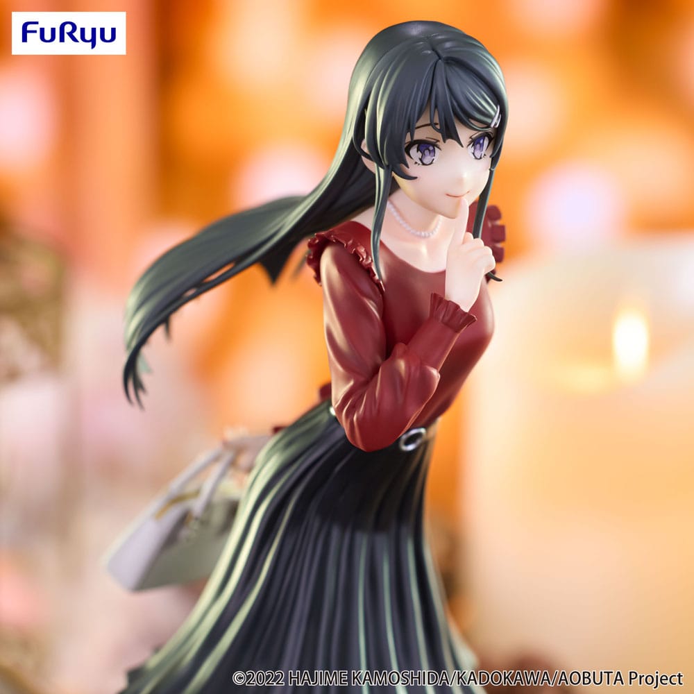 Rascal Does Not Dream of Bunny Girl Senpai Trio-Try-iT PVC Statue Mai Sakurajima Winter Outfit Ver. 21 cm Image 8