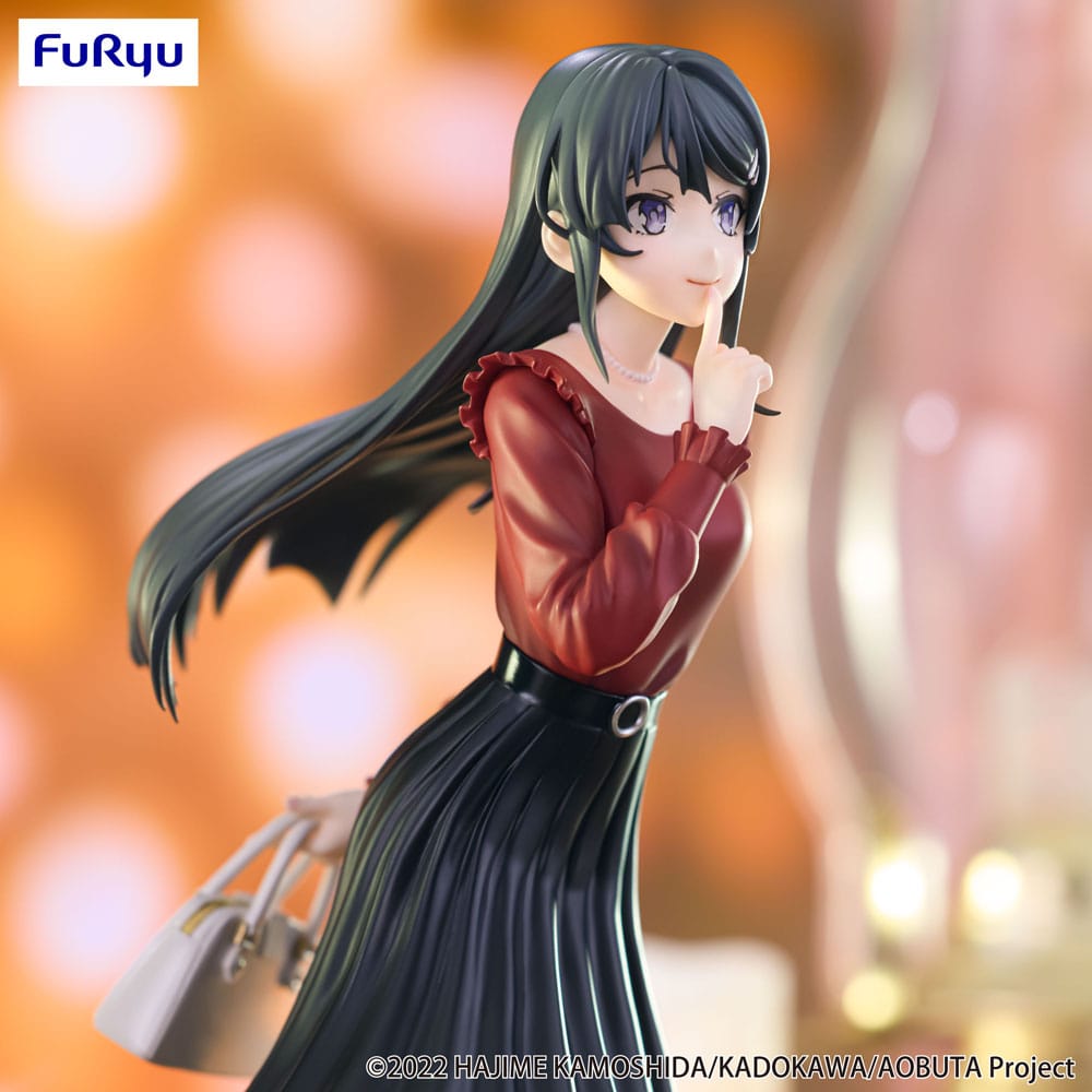 Rascal Does Not Dream of Bunny Girl Senpai Trio-Try-iT PVC Statue Mai Sakurajima Winter Outfit Ver. 21 cm Image 9