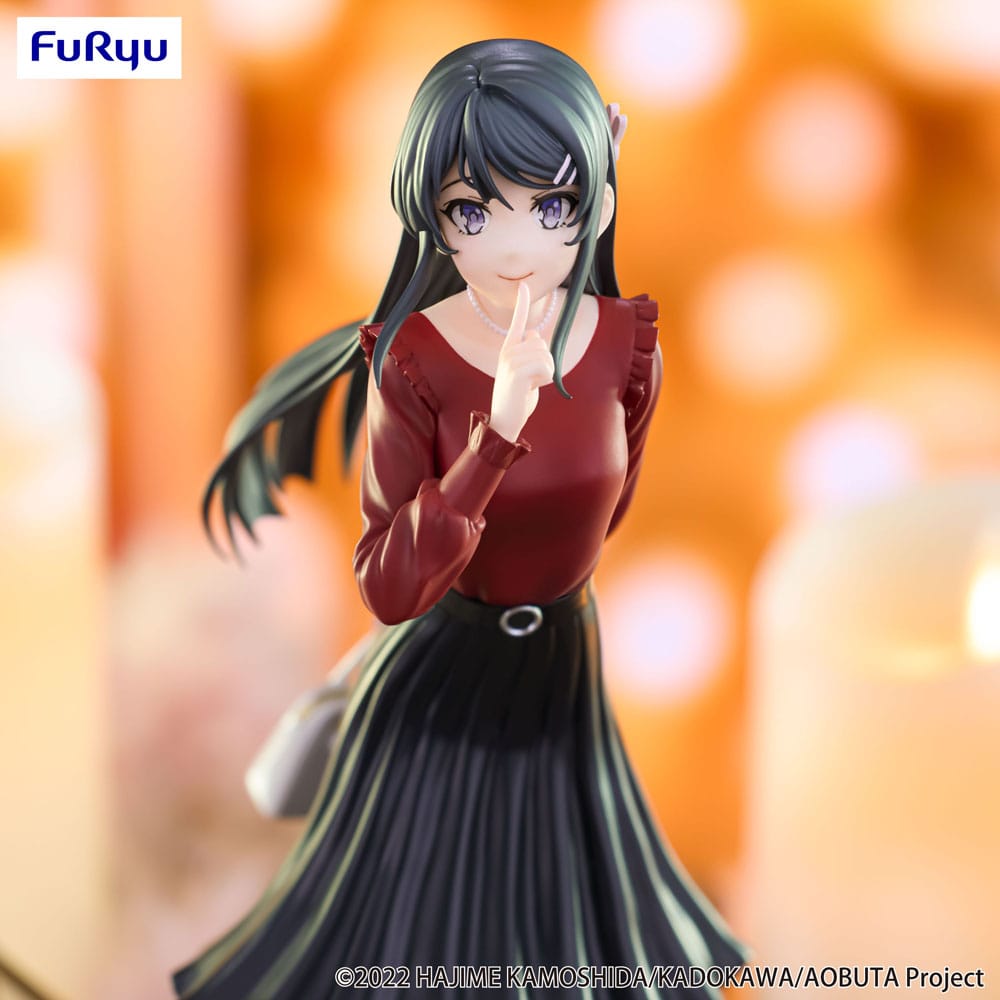 Rascal Does Not Dream of Bunny Girl Senpai Trio-Try-iT PVC Statue Mai Sakurajima Winter Outfit Ver. 21 cm Image 10