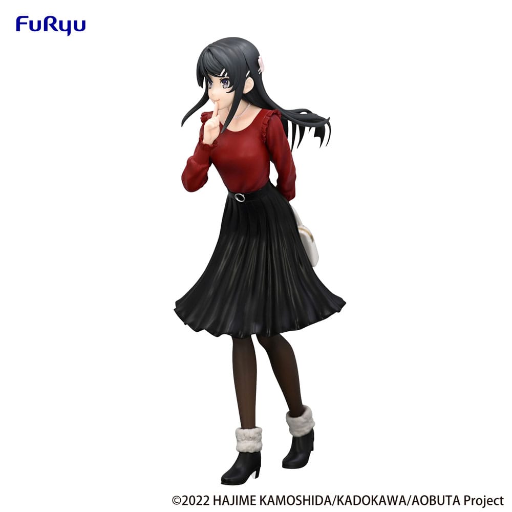 Rascal Does Not Dream of Bunny Girl Senpai Trio-Try-iT PVC Statue Mai Sakurajima Winter Outfit Ver. 21 cm Image 11