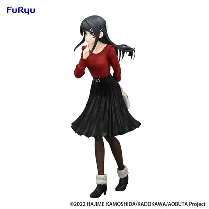 Rascal Does Not Dream of Bunny Girl Senpai Trio-Try-iT PVC Statue Mai Sakurajima Winter Outfit Ver. 21 cm Image 11