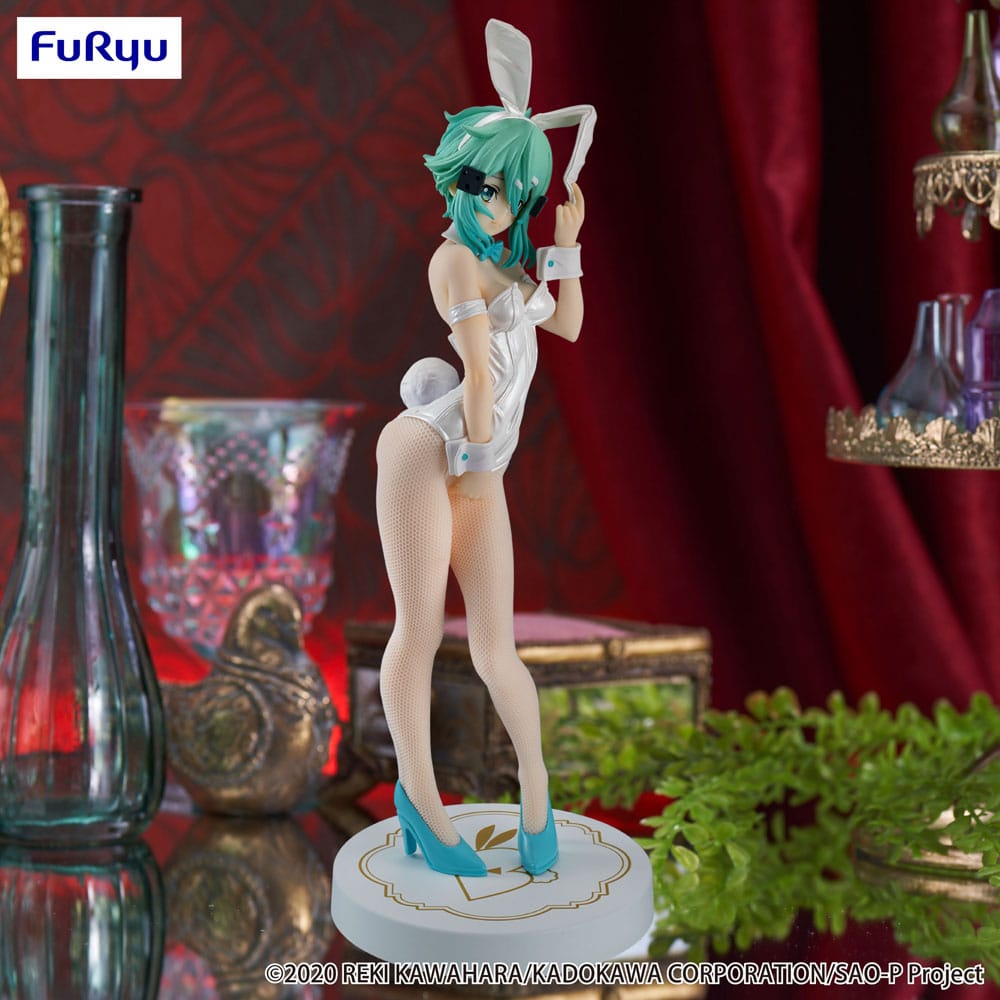 Sword Art Online BiCute Bunnies PVC Statue Sinon White Pearl Ver. 28 cm Image 3