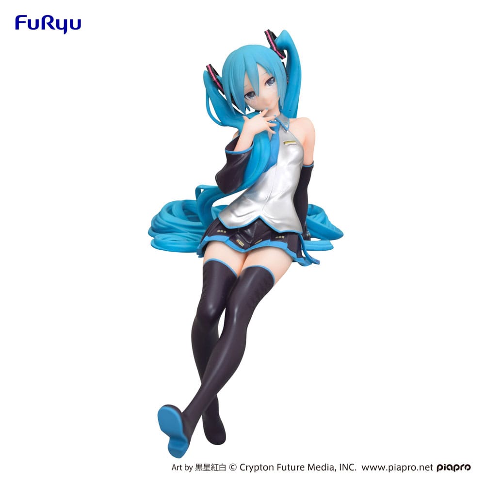 Hatsune Miku Noodle Stopper PVC Statue Kuroboshi Kouhaku Ver. (re-run) 14 cm Image 1