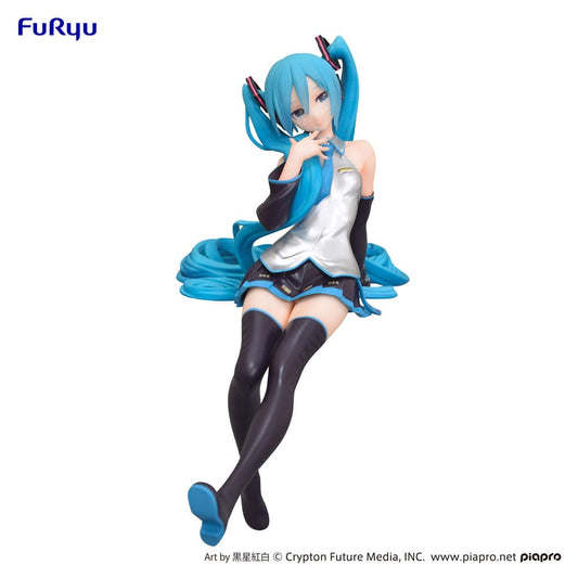 Hatsune Miku Noodle Stopper PVC Statue Kuroboshi Kouhaku Ver. (re-run) 14 cm Image 1