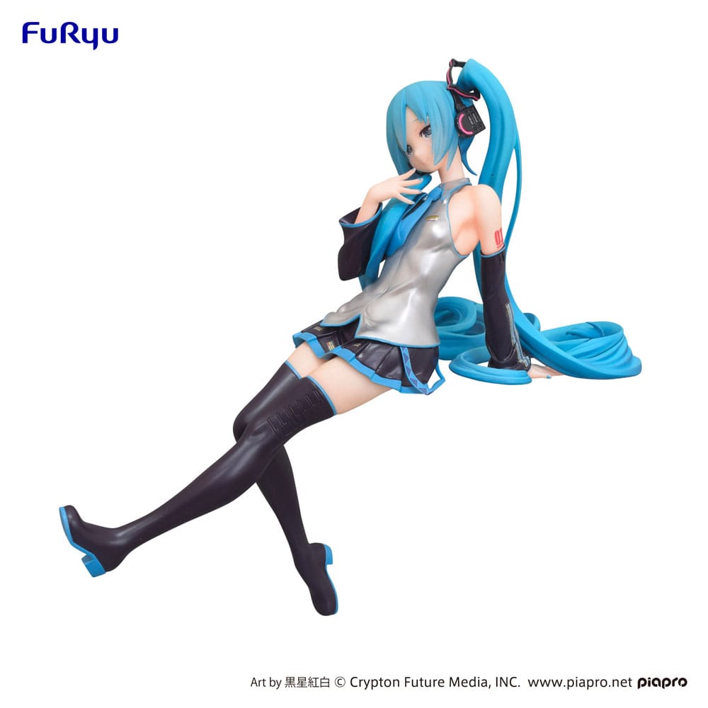 Hatsune Miku Noodle Stopper PVC Statue Kuroboshi Kouhaku Ver. (re-run) 14 cm Image 2