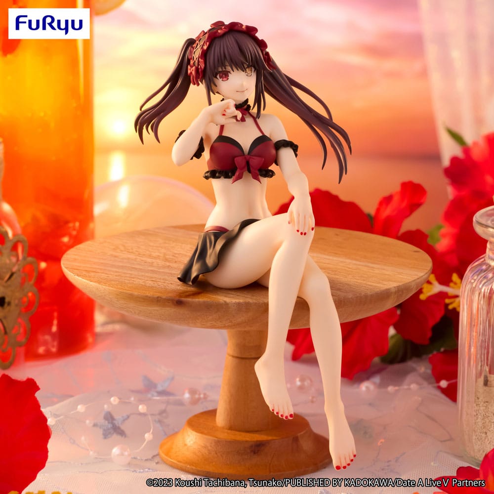 Date A Live Noodle Stopper PVC Statue Kurumi Tokisaki Swimsuit Ver. 15 cm Image 4