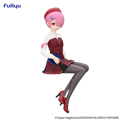 Re:Zero Starting Life in Another World Noodle Stopper PVC Statue Ram Book Girl Ver. 14 cm Image 1