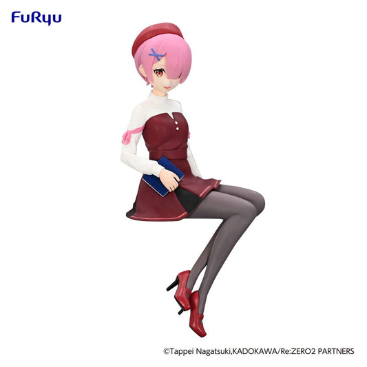 Re:Zero Starting Life in Another World Noodle Stopper PVC Statue Ram Book Girl Ver. 14 cm Image 1