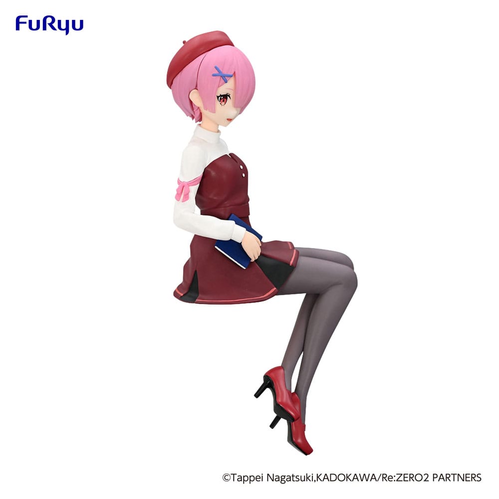 Re:Zero Starting Life in Another World Noodle Stopper PVC Statue Ram Book Girl Ver. 14 cm Image 8