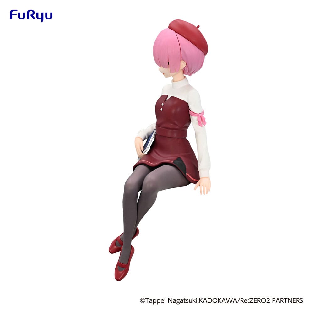 Re:Zero Starting Life in Another World Noodle Stopper PVC Statue Ram Book Girl Ver. 14 cm Image 9