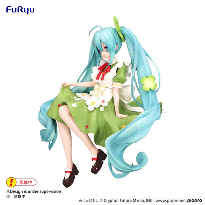 Hatsune Miku Noodle Stopper PVC Statue Flower Fairy Clover 15 cm Image 2