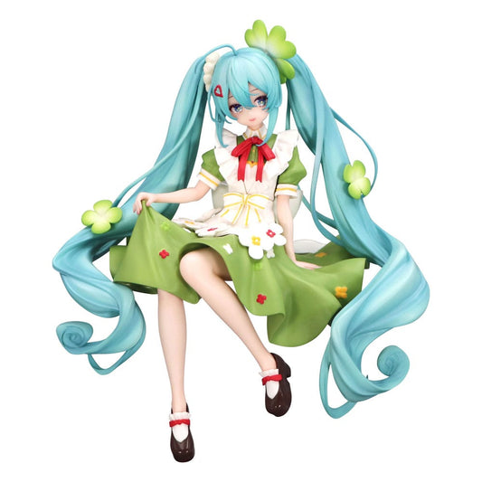 Hatsune Miku Noodle Stopper PVC Statue Flower Fairy Clover 15 cm Image 1
