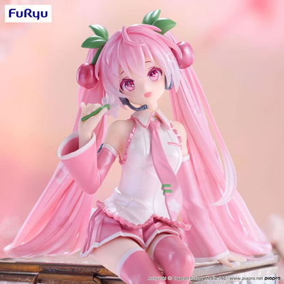 Hatsune Miku Noodle Stopper PVC Statue Sakura Miku 2024 Pearl Color Ver. 15 cm Image 2