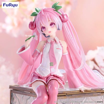 Hatsune Miku Noodle Stopper PVC Statue Sakura Miku 2024 Pearl Color Ver. 15 cm Image 4