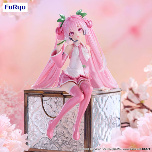 Hatsune Miku Noodle Stopper PVC Statue Sakura Miku 2024 Pearl Color Ver. 15 cm Image 1