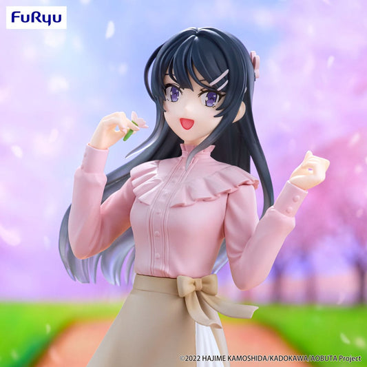 Rascal Does Not Dream of Bunny Girl Senpai Trio-Try-iT PVC Statue Mai Sakurajima Spring Outfit Ver. 21 cm Image 2