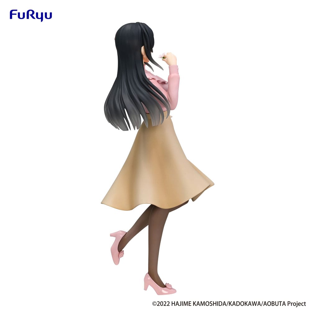 Rascal Does Not Dream of Bunny Girl Senpai Trio-Try-iT PVC Statue Mai Sakurajima Spring Outfit Ver. 21 cm Image 4