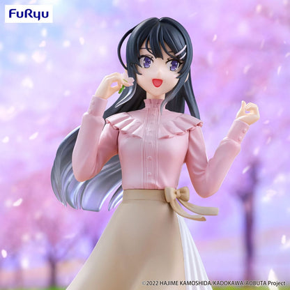 Rascal Does Not Dream of Bunny Girl Senpai Trio-Try-iT PVC Statue Mai Sakurajima Spring Outfit Ver. 21 cm Image 7