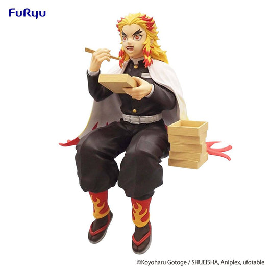 Demon Slayer: Kimetsu no Yaiba Noodle Stopper PVC Statue Rengoku Kyojuro 14 cm Image 2