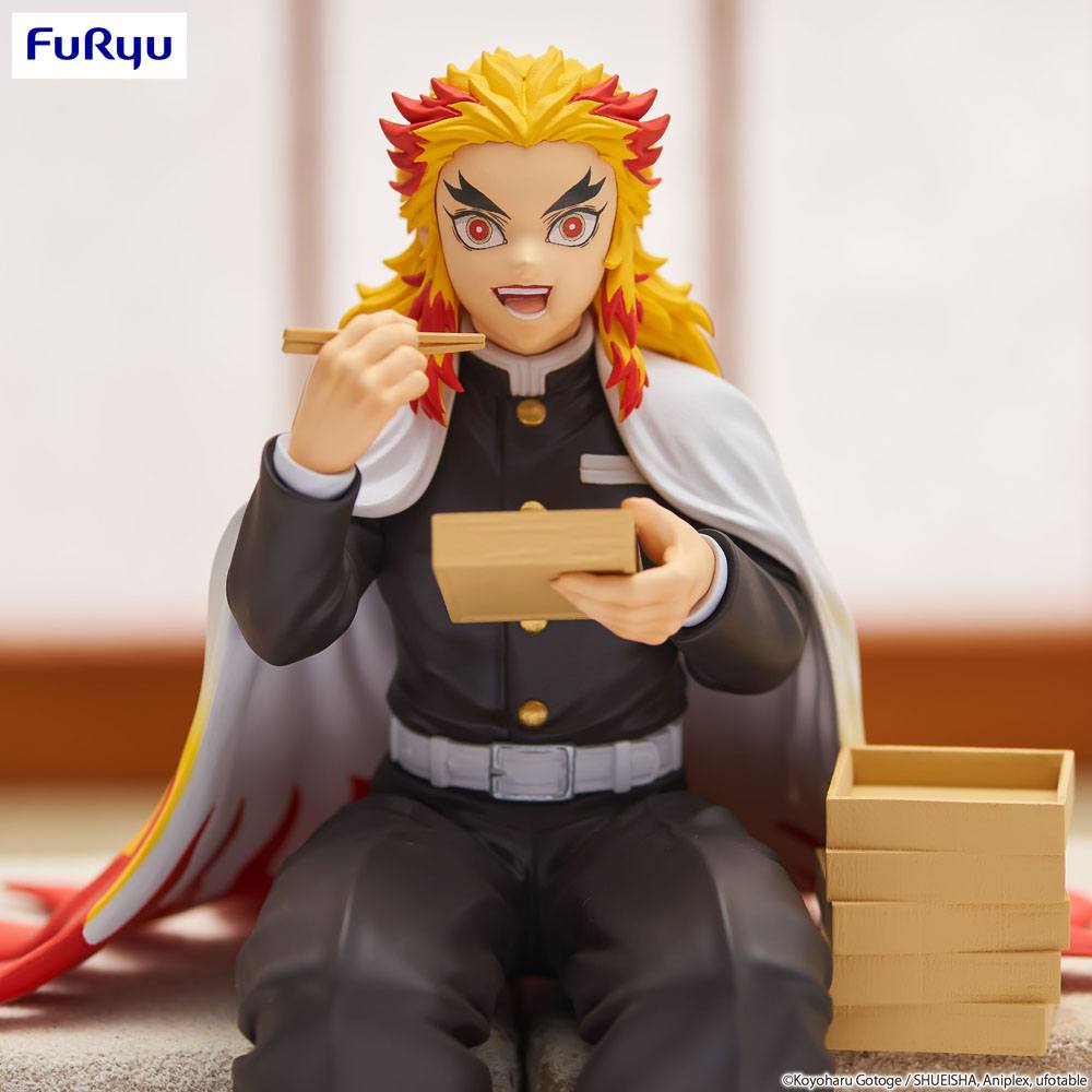 Demon Slayer: Kimetsu no Yaiba Noodle Stopper PVC Statue Rengoku Kyojuro 14 cm Image 8