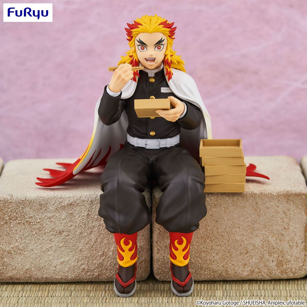 Demon Slayer: Kimetsu no Yaiba Noodle Stopper PVC Statue Rengoku Kyojuro 14 cm Image 9