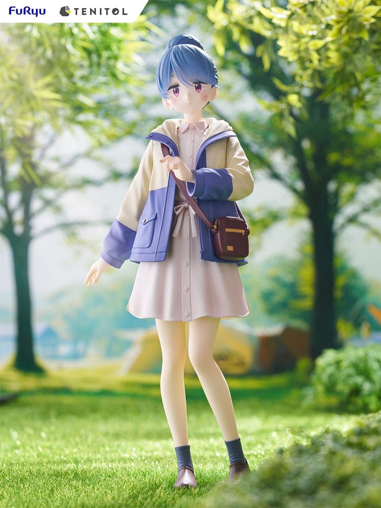 Laid-Back Camp Tenitol PVC Statue Rin Shima 23 cm Image 6