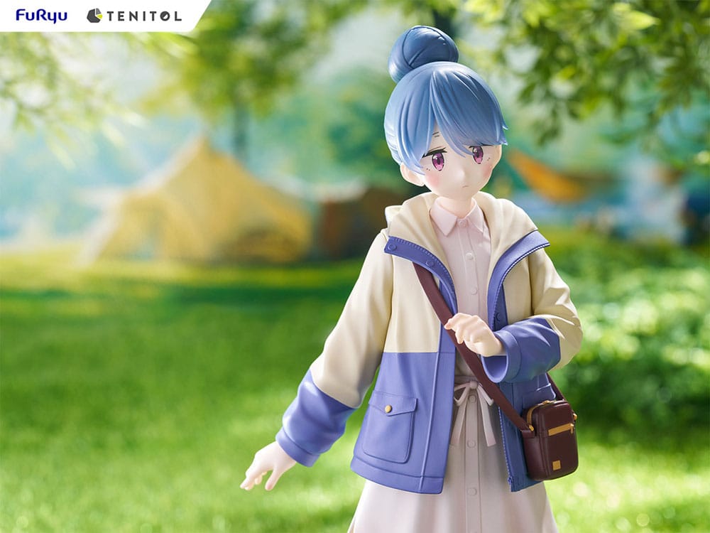 Laid-Back Camp Tenitol PVC Statue Rin Shima 23 cm Image 7
