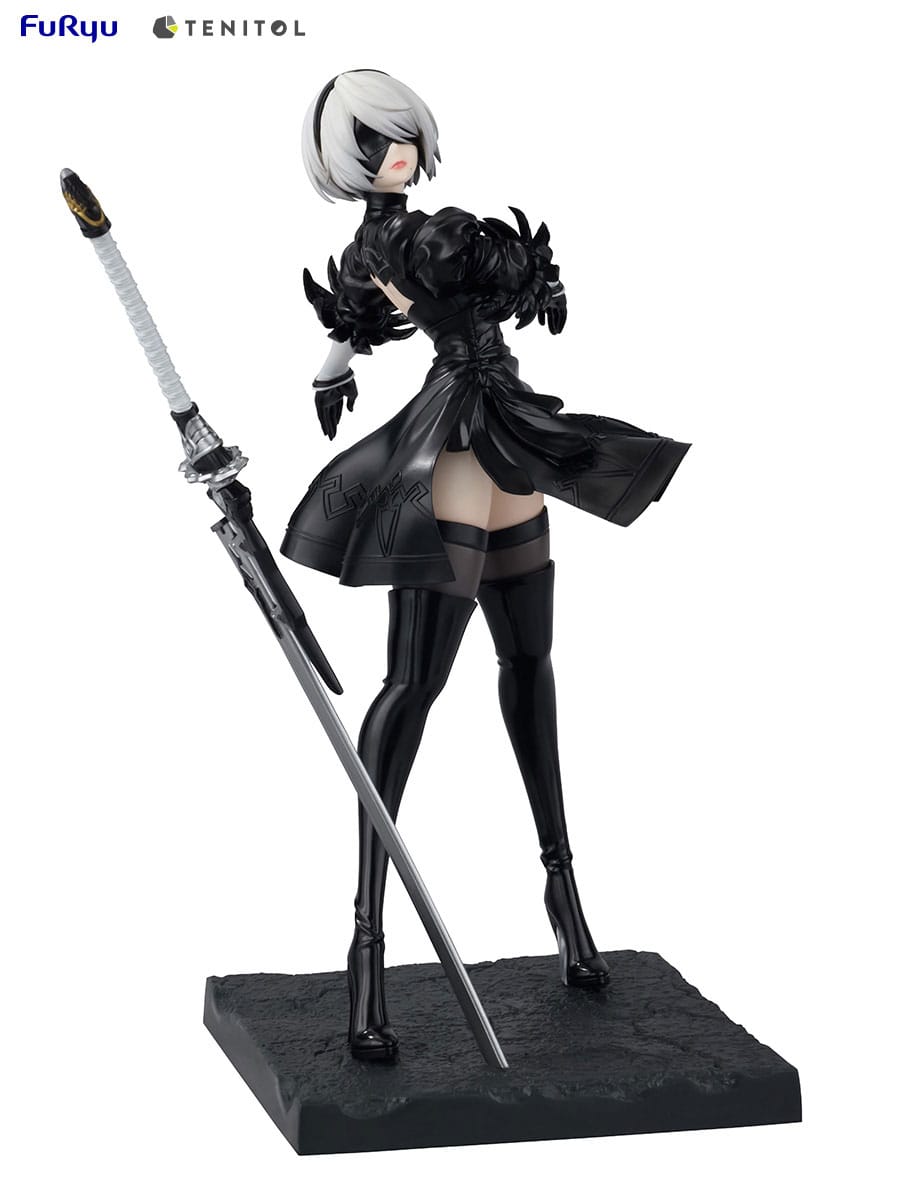 NieR:Automata Tenitol PVC Statue 2B Ver1.1a 22 cm Image 1