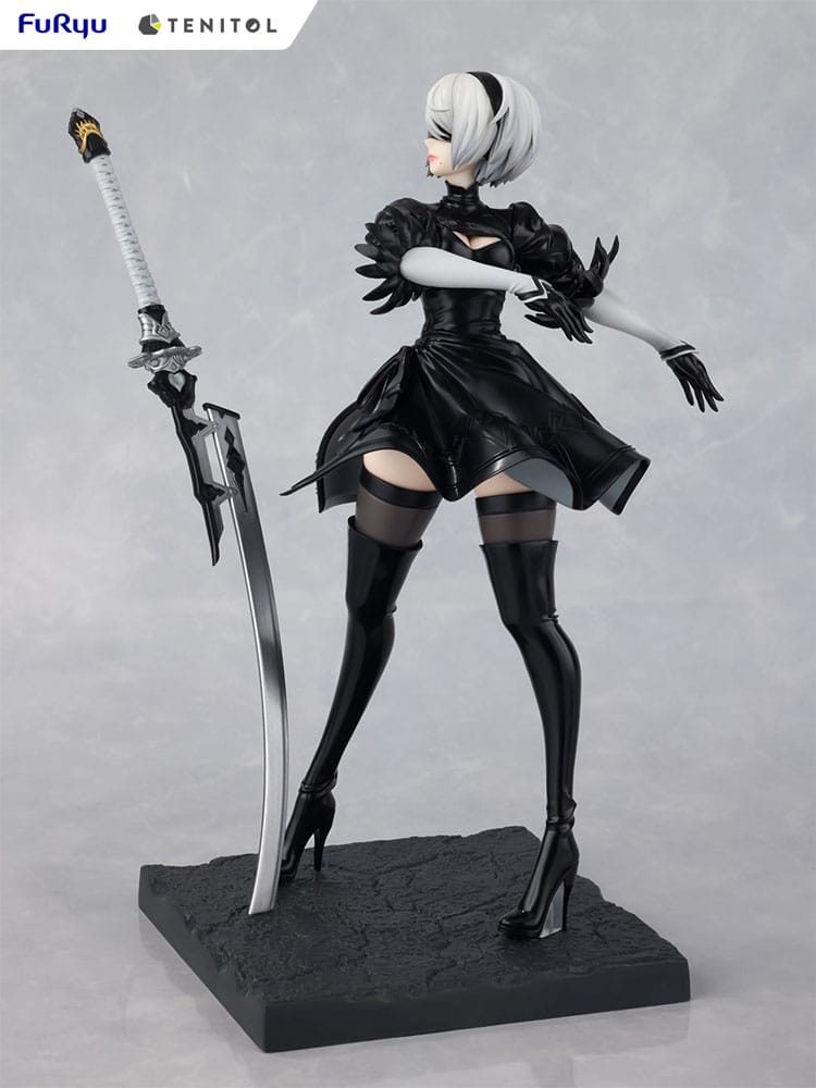 NieR:Automata Tenitol PVC Statue 2B Ver1.1a 22 cm Image 3