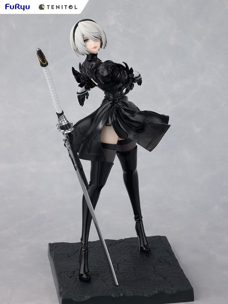 NieR:Automata Tenitol PVC Statue 2B Ver1.1a 22 cm Image 5