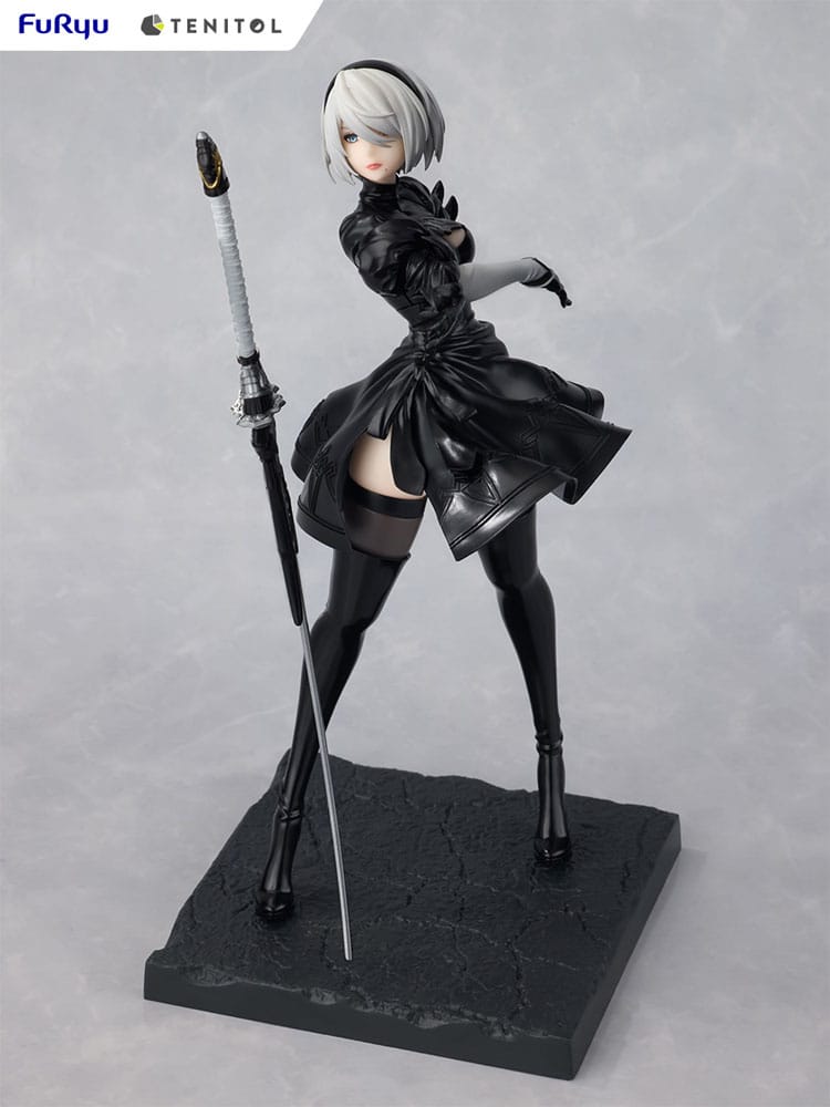 NieR:Automata Tenitol PVC Statue 2B Ver1.1a 22 cm Image 6
