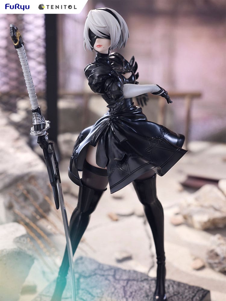NieR:Automata Tenitol PVC Statue 2B Ver1.1a 22 cm Image 8