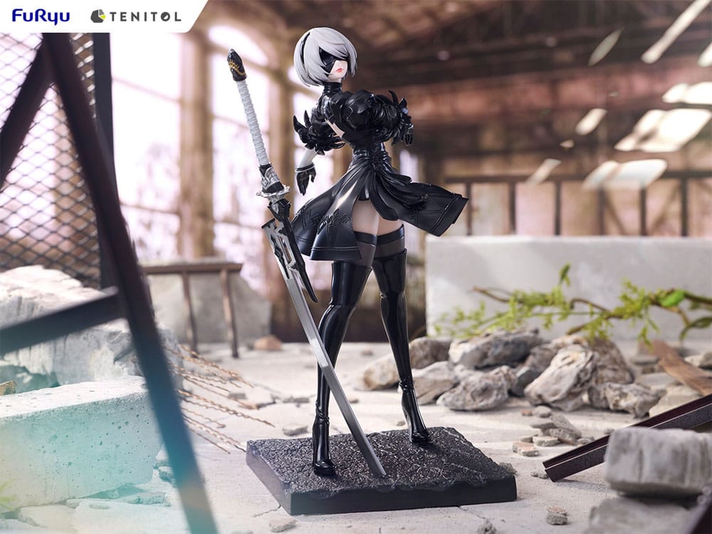 NieR:Automata Tenitol PVC Statue 2B Ver1.1a 22 cm Image 10