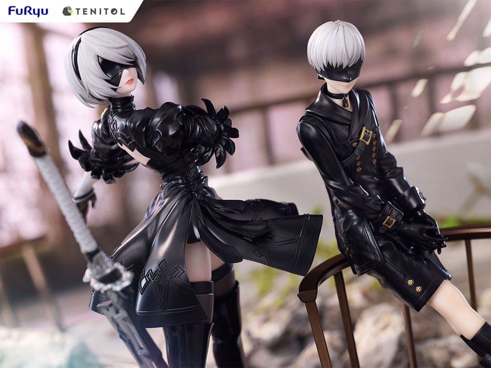 NieR:Automata Tenitol PVC Statue 9S Ver1.1a 18 cm Image 7
