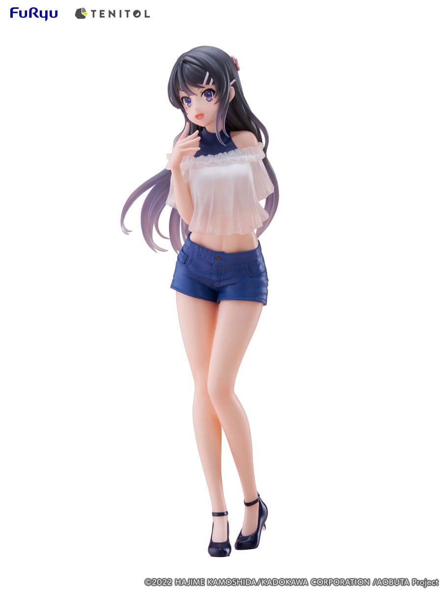 Rascal Does Not Dream of Bunny Girl Senpai Tenitol PVC Statue Mai Sakurajima 31 cm Image 1