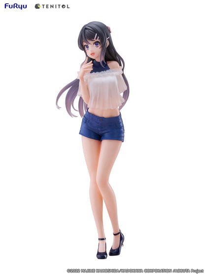 Rascal Does Not Dream of Bunny Girl Senpai Tenitol PVC Statue Mai Sakurajima 31 cm Image 1