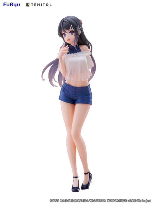 Rascal Does Not Dream of Bunny Girl Senpai Tenitol PVC Statue Mai Sakurajima 31 cm Image 1