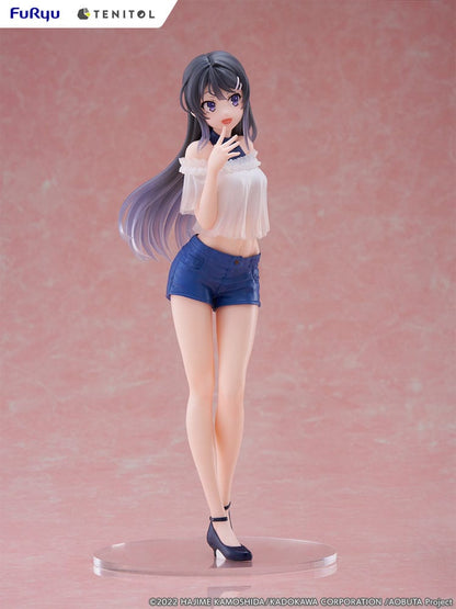 Rascal Does Not Dream of Bunny Girl Senpai Tenitol PVC Statue Mai Sakurajima 31 cm Image 3