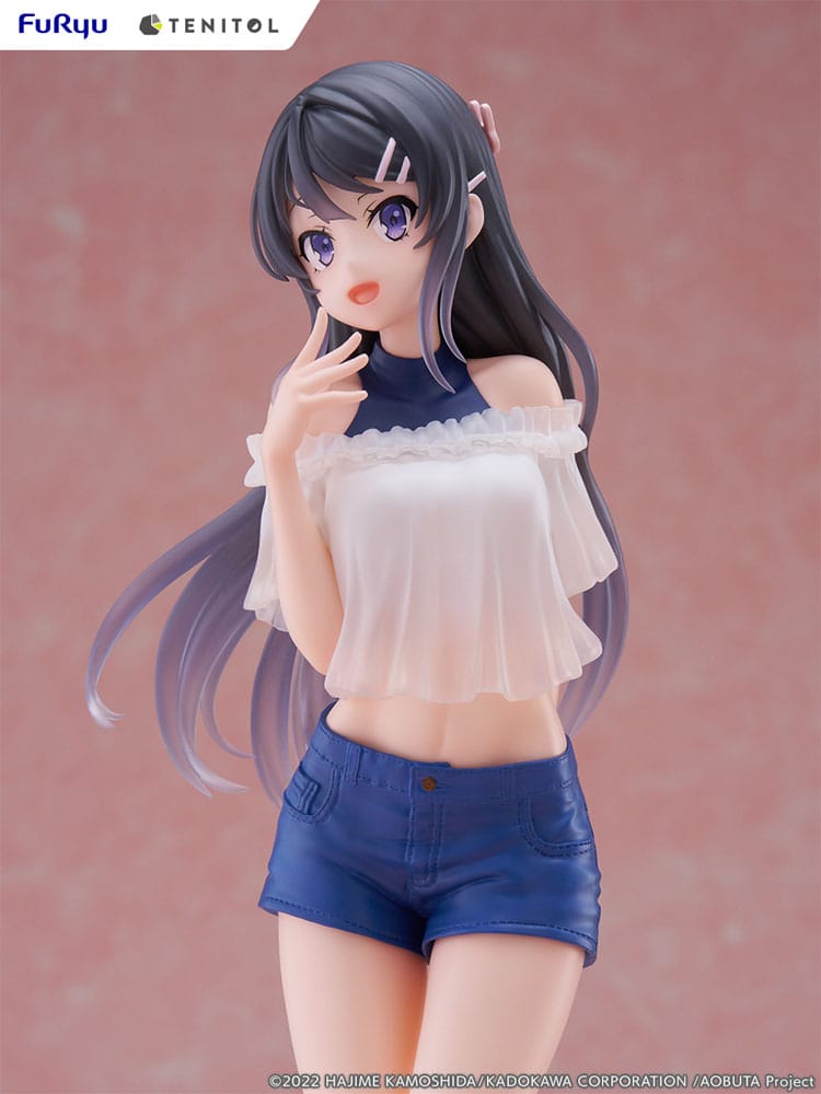 Rascal Does Not Dream of Bunny Girl Senpai Tenitol PVC Statue Mai Sakurajima 31 cm Image 5